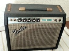 Vintage Fender Vibro Champ Tubes Guitar Amplifier With original vacuum tube F/S