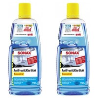 Sonax Antifrost & Klarsicht Konzentrat Scheibenreiniger Frostschutz 2X 1000Ml