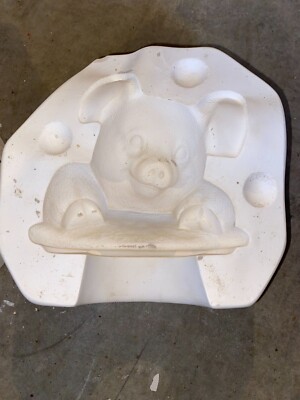 1992 Clay Magic Extra Large Pig Lid Ceramic Slip Mold