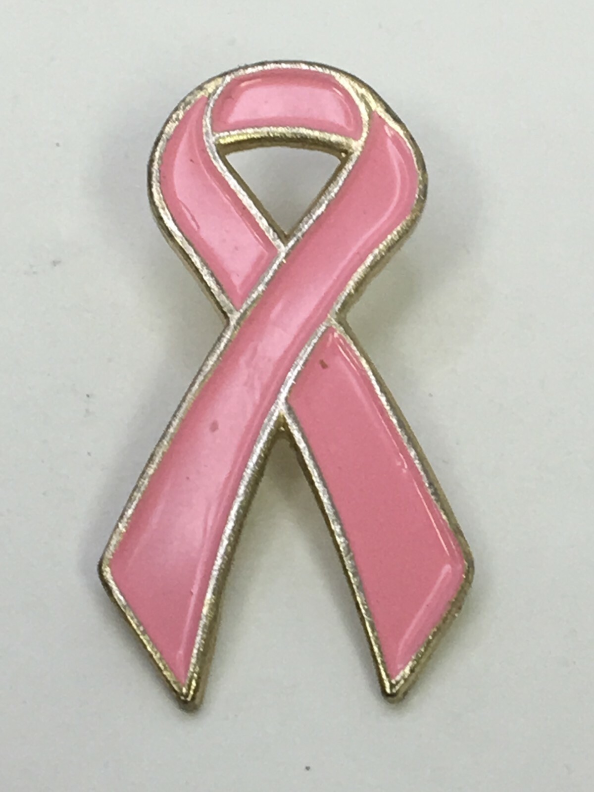 Vtg Pink Enamel Breast Cancer Awareness Ribbon Metal Tack Pin | eBay