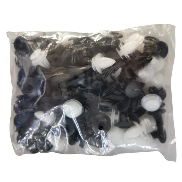 100 X StüCk Auto Befestigung /Clips/ StoßStange+TüR+Verkleidung +KotflüGel,-image