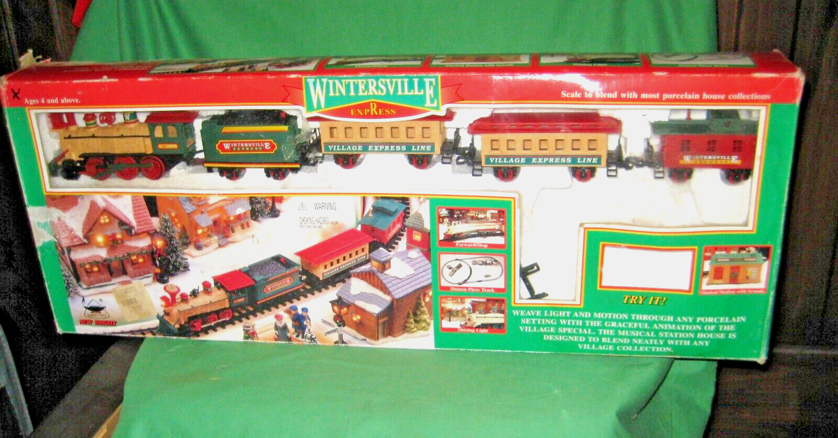 BATTERY OPERATED NEW BRIGHT #174 TRAIN SET - 