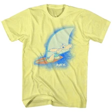 Popeye The Sailor Man Classic Cartoon Popeye Sailboarding Men's T Shirt 