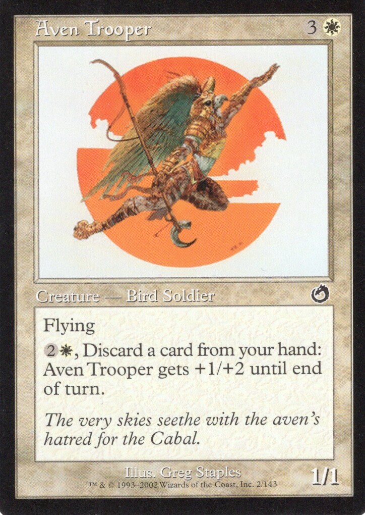 3X AVEN TROOPER 2/143 TORMENT MTG MAGIC LP X3 (yourdeckbuilder)