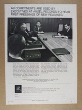 1971 AR Acoustic Research Amp Turntable Speakers Angel Records vintage print Ad