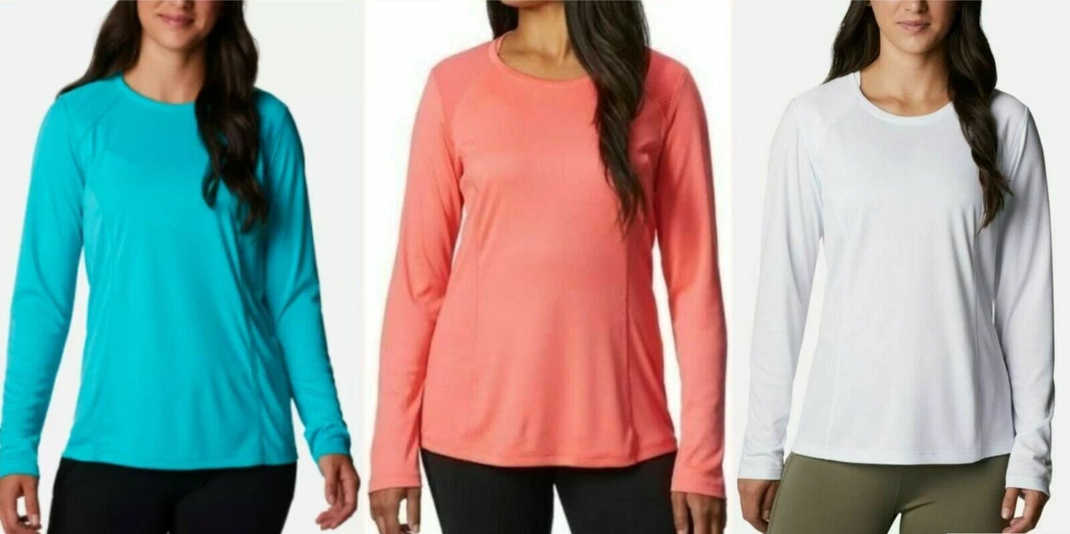 Columbia women's long sleeve uv hotsell protection shirts