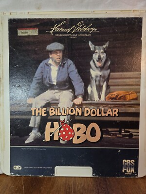 The Billion Dollar Hobo. (1983) CED. RCA SelectaVision VideoDisc. Tim Conway