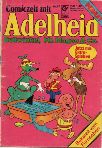 Comiczeit mit Adelheid Comics Heft Nr 20 von 1975 Bullwinkel Mr. Magoo & Co - Afbeelding 1 van 7