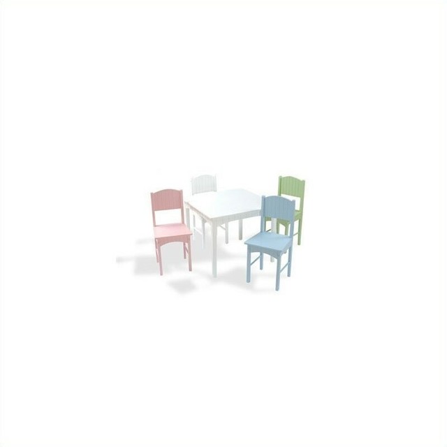 nantucket kids 4 piece table and chair set