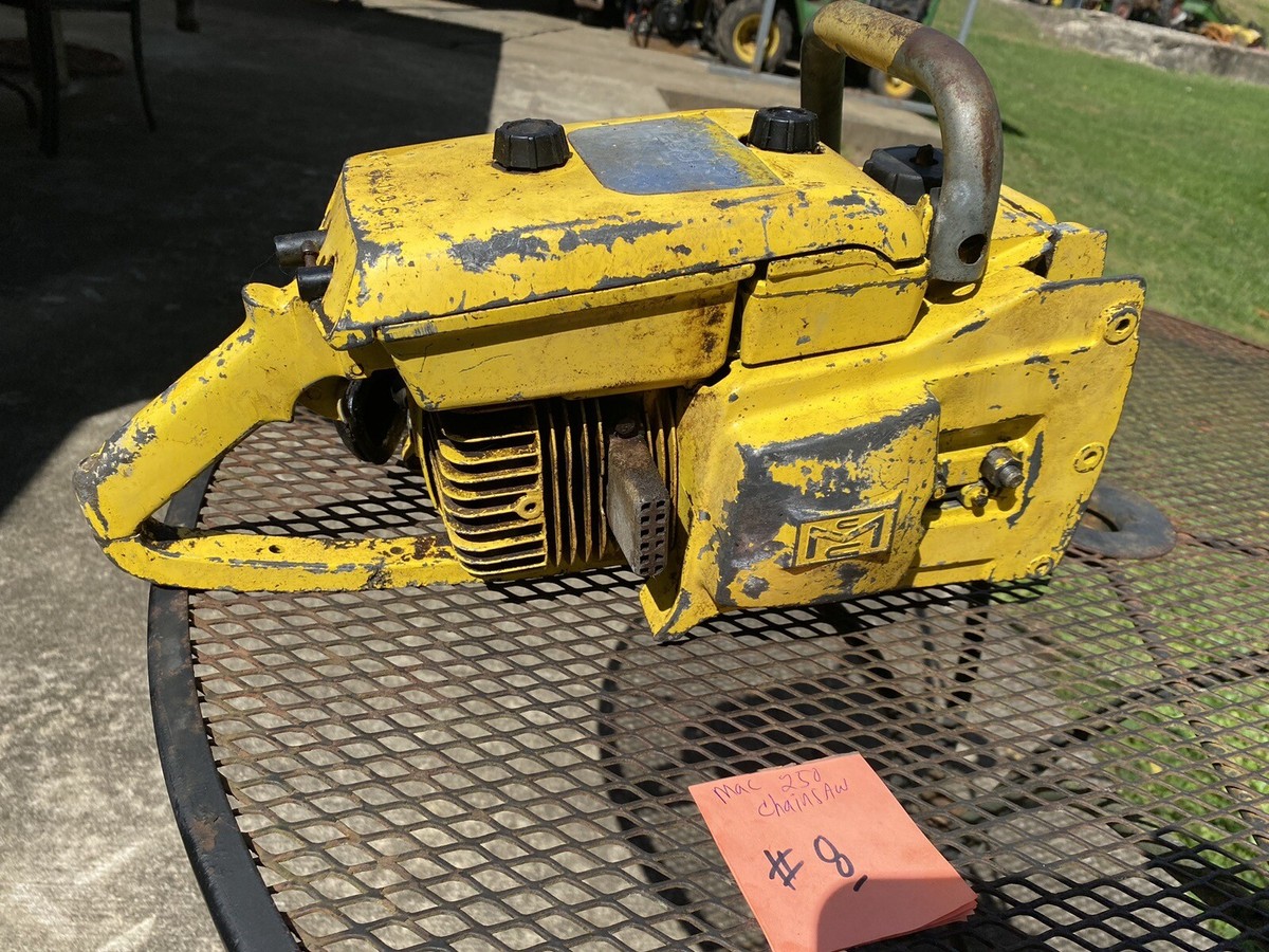 MCCULLOCH 250 CHAINSAW MAC VINTAGE. #8. “FREE SHIPPING ! “ | eBay