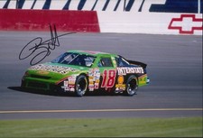 Bobby Labonte Hand Signed 12x8 Photo Chevrolet Nascar.