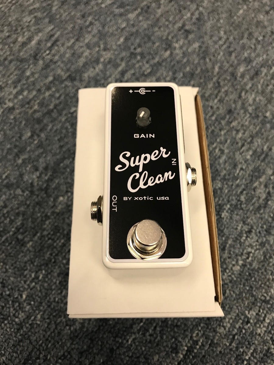Xotic Effects Super Clean Buffer Boost Pedal Brand New! | eBay