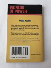 Worlds of Power #1 Blaster Master by F.X. Nine Scholastic PB - NES 1990 1st Ed.