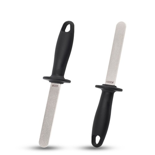 1X 400#/1000# Diamond Knife Sharpener Rod Kitchen Sharpening Steel Household AU - Picture 8 of 12