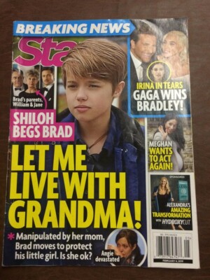 Star 2019 magazine Shiloh Jolie-Pitt HODA KOTB Savannah Guthrie LADY GAGA