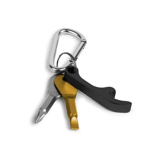 Kikkerland Quick Fix KEY TOOLS Carabiner w/ Bottle Opener + 2 Screwdrivers KR02 — 第 2/3 张图片