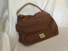 Large Biba Leather Tan Coloured Handbag. New. Unused. With tags
