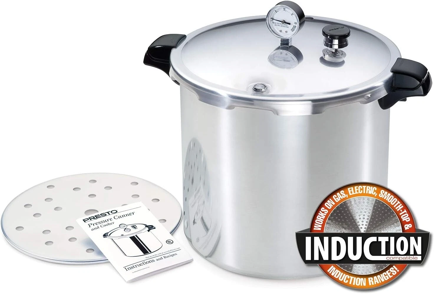 Presto 23 Quart Pressure Canner - Aluminium with Stainless Steel Induction Base
Opens in a new windo
