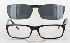 Custom Made for PRADA VPR05N-55X16-AIR Polarized Clip-On Sunglasses (Eyeglasses 