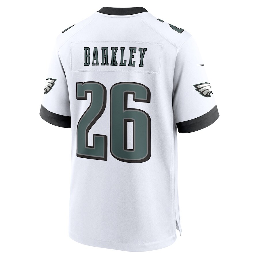 Philadelphia Eagles Saquon Barkley #26 Nike White Alternate 2026