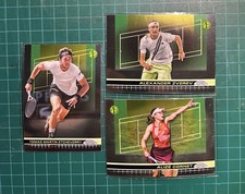 2024 Topps Chrome Tennis Lot of 3 Cards: #74, 90, 96 Zverev, Etcheverry, Cornet