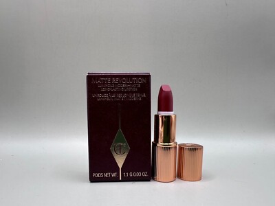 CHARLOTTE TILBURY MATTE REVOLUTION LIPSTICK 'WALK OF NO SHAME'' 0.03oz Mini