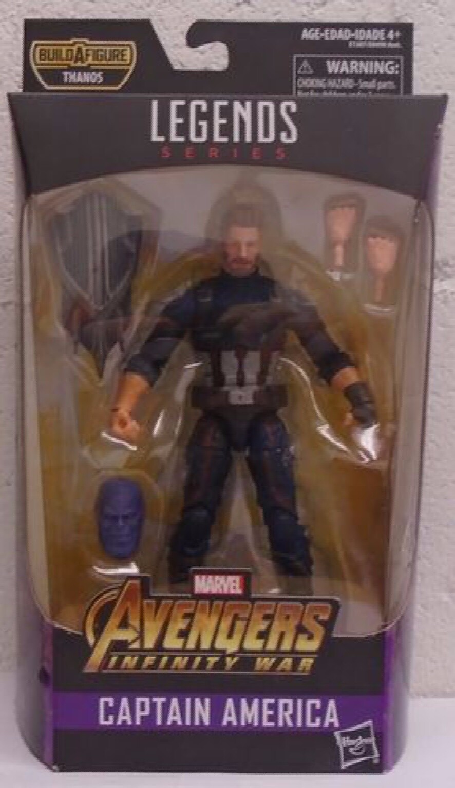 Hasbro Marvel Legends Infinity War Captain America Thanos BAF Avengers Movie MIP