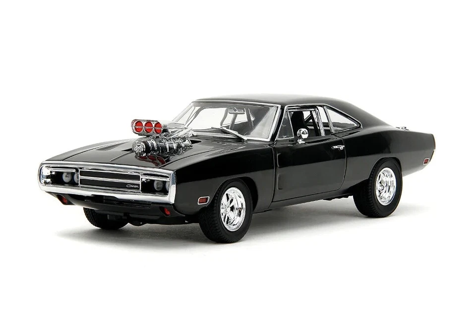 JADA DOM'S DODGE CHARGER R/T BLACK "FAST & FURIOUS" 1/24 DIECAST 33721 T/S.. - Image 2 of 4