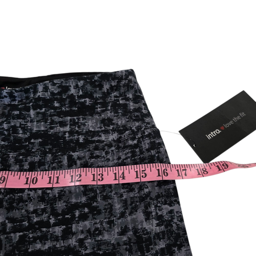 Intro Love The Fit Ankle Leggings Womens Black M Abstract Mid Rise Tummy Control - Picture 7 of 9