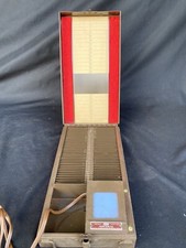 1948 Fodeco 35mm Film Metal Slide Tray Storage Box Case Lighted Viewer Model 155