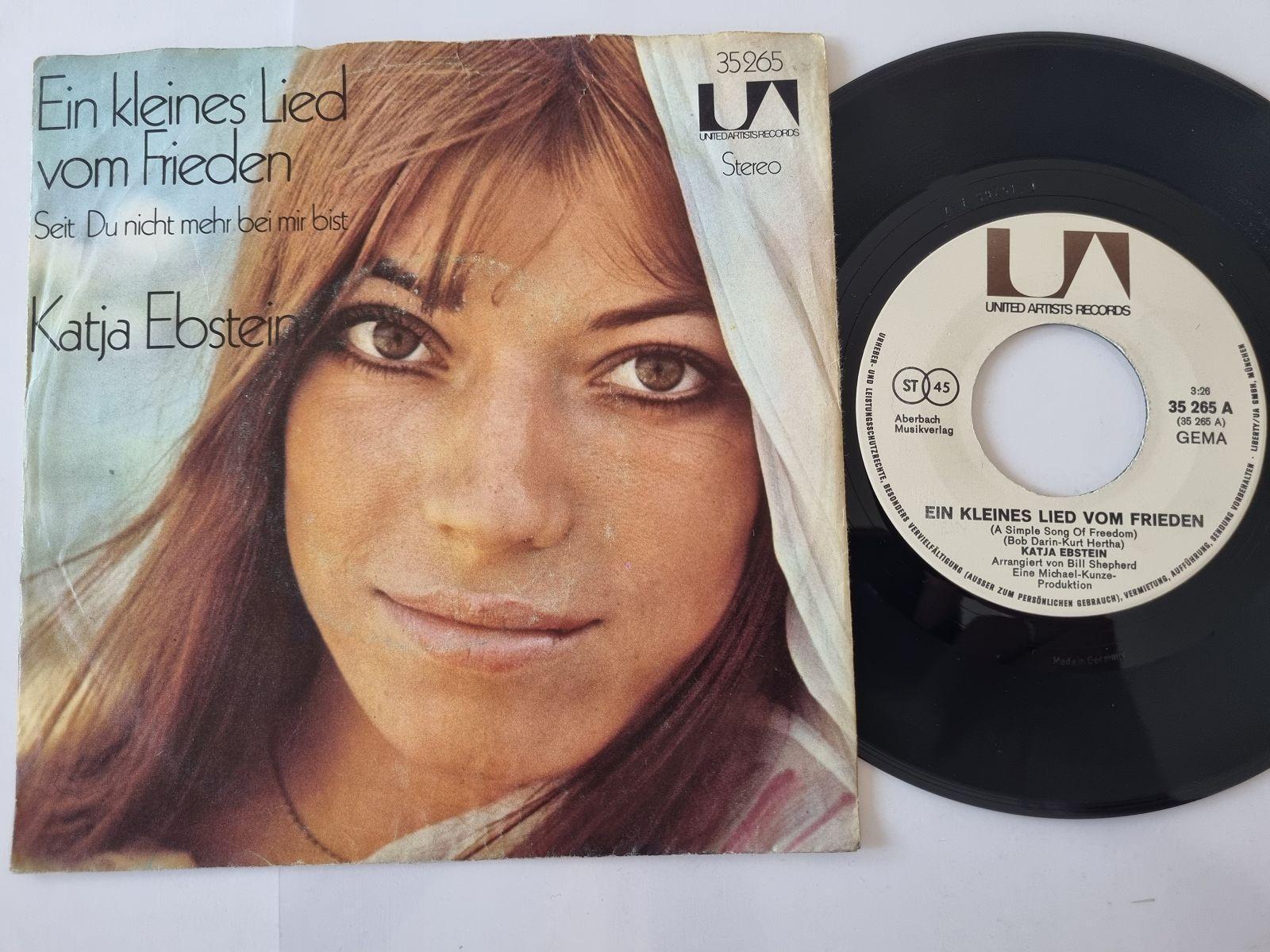 7"" Single Katja Ebstein - Ein kleines Lied vom Frieden Vinyl Germany