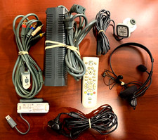 Microsoft Xbox 360 Accessory Bundle - power, RCA, networking, remote, cam, more