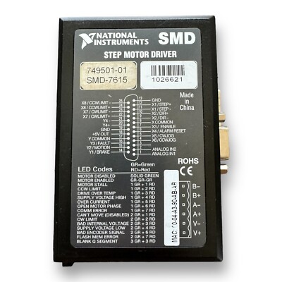 National Instruments Step Motor Driver SMD-7615 Motion Drive Device