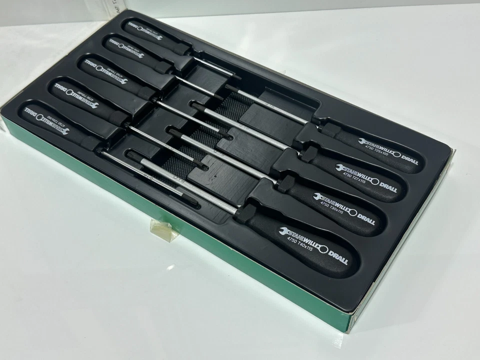 NUEVO Juego de destornilladores de taladro Stahlwille Tools Alemania 4794 9 piezas TORX T8-T40 en bandeja Foto 2 de 4