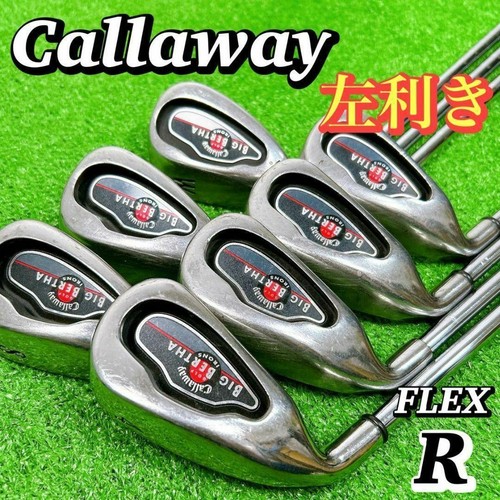 Callaway Iron Set Big Bertha [Lefty] FLEXR 4,5,6,7,8,9,W used eBay
