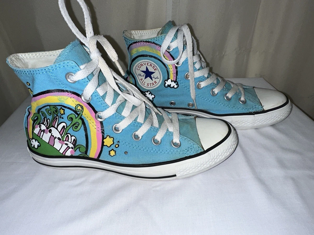 Womens rainbow converse sales