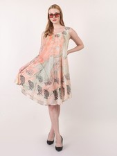 Women's Fish Print Tie Dye Summer Midi beach Dress Sleeveless Wholesale Mix lot