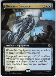 Biorganic Carapace (Extended Art) #269 Marvel's Spider-Man MTG Rare