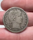 1916 D 25C Fine Barber Quarter E