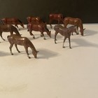 Vintage Miniature Britains, England 14 Iron Scale Figures Horses Mixed Lot 2” — photo 2