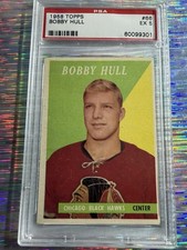 Bobby Hull 1958 Topps #66 Rookie PSA 5 🐐💥💎
