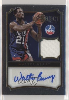 2014-15 Panini Select Materials 114/199 Walter Berry #66 Auto 2ct