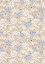 Wild Meadows with Bees Lewis & Irene Cream Quilting Cotton Fabric0.5m+