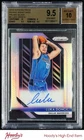 2018-19 Panini Prizm Rookie Signatures Prizms Silver Luka Doncic RC AUTO BGS 9.5