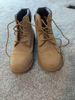 Timberland Boys Classic Tan Waterproof Outdoor Boots Youth Size 2