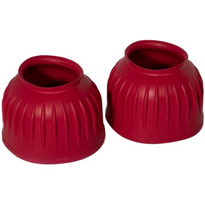 PROFESSIONAL'S CHOICE Pull On Red Rubber Bell Boots, Large (BBR103-RED)