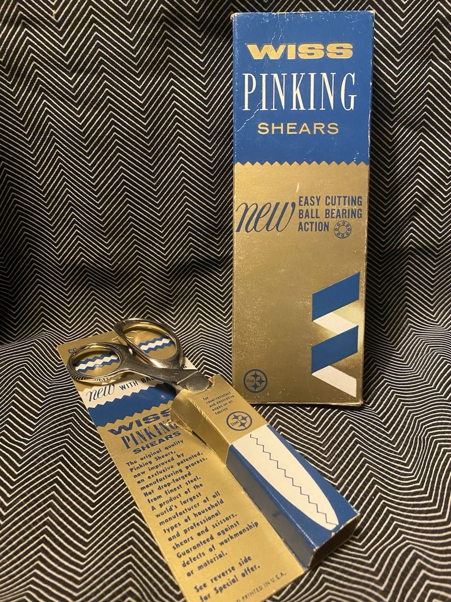 Wiss Pinking Shears In Collectible Sewing Scissors, Measures