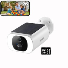 ieGeek Überwachungskamera Aussen Kabellose WLAN Akku Solar Outdoor Kamera 2K 3MP