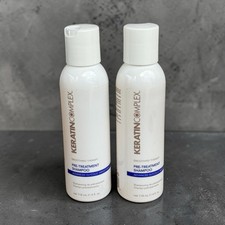 Keratin Complex Pre-Treatment Shampoo Smoothing Therapy 4 oz Lot of 2   NEW