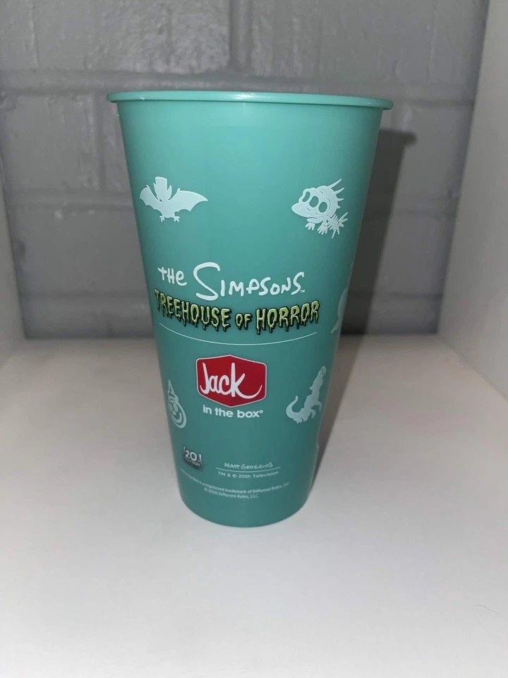 Jack in The Box Simpsons Collectable Glow In The Dark Cups + FREE JIBBI PER CUP - Image 3 of 4